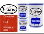 Preview: Chevrolet, Red, WA9983 / 81U: 500ml Lackdose + 500ml Klarlack + 250ml Härter - Set, von ATW Autoteile West.